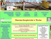 Tablet Screenshot of muzeum.kurpie.com.pl