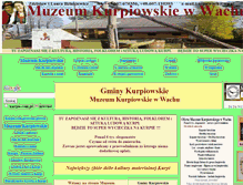 Tablet Screenshot of gminy.kurpie.com.pl